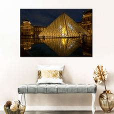 Louvre Museum At Night Wall Art | Photography