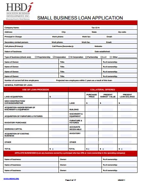 12+ Business Loan Application Form Templates - PDF | Free & Premium Templates