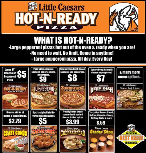 Little Caesars Pizza Menu - genetrust