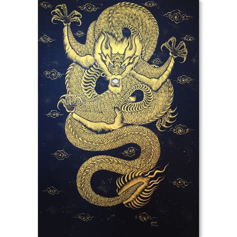 Chinese Dragon Painting