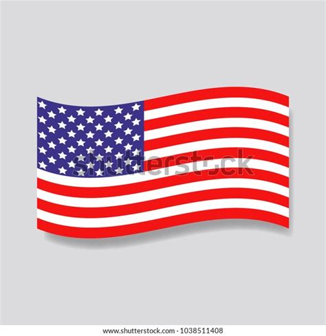 Usa Flag Icon American Symbol Stock Vector (Royalty Free) 1038511408 | Shutterstock