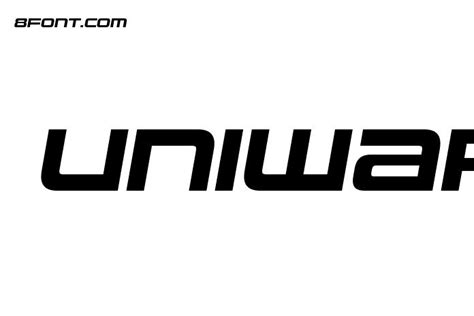 Uniwars W00 Bold Italic - Free Font Download