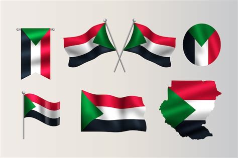 Vectores e ilustraciones de Bandera sudan para descargar gratis | Freepik