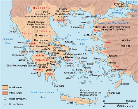 Geographical regions of the Ancient Greece | Short history website