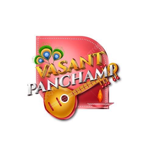 Happy Vasant Panchami White Transparent, Asset Decorations And Illustrations For Happy Vasant ...