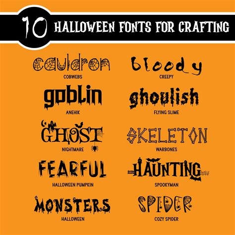 Spooky Fonts