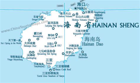 Hainan Map - ToursMaps.com