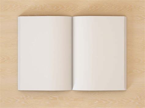 Free Open Book Pages Mockup (PSD)