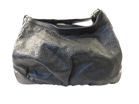 ShopTheSalvationArmy - Gucci Black Horsebit Hobo Bag (19"x13"x5") [E293]