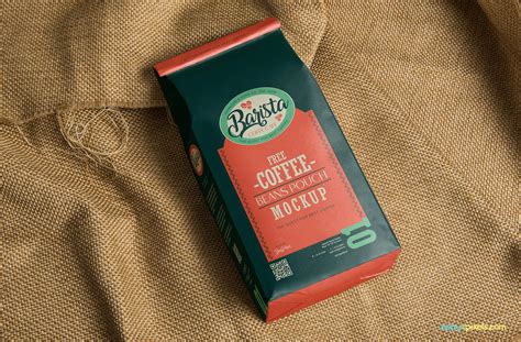 Free Classic Coffee Bag Mockup | ZippyPixels