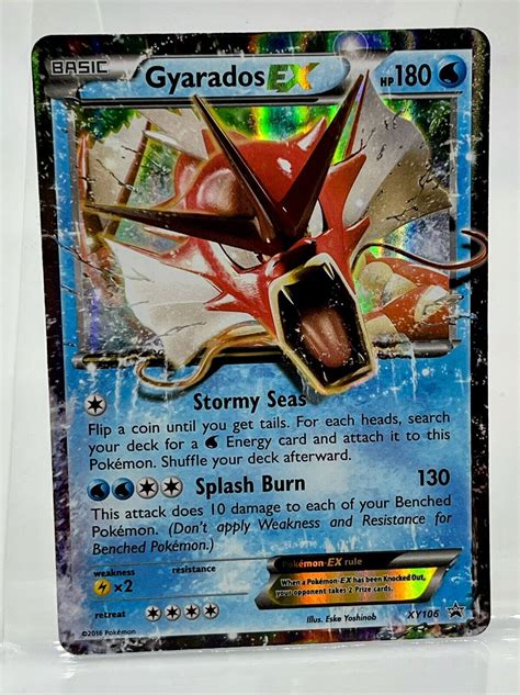 Mavin | Shiny Red Gyarados EX Promo XY106 Pokemon Card 2016 NM