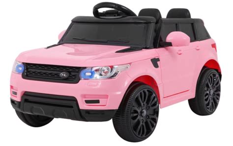 Battery Powered - 12V Pink Range Rover Style Ride On Car - Kids Electric Cars