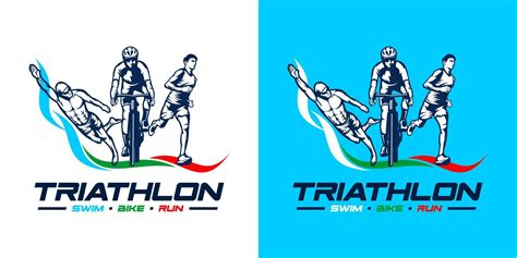 triathlon logo vector 4577902 Vector Art at Vecteezy