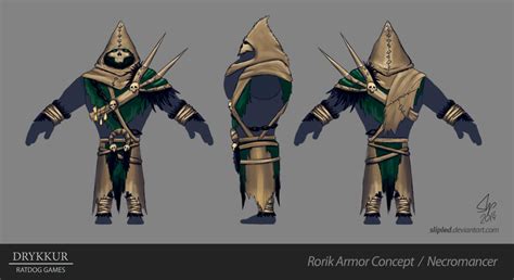 Necromancer Armor Concept by slipled on DeviantArt