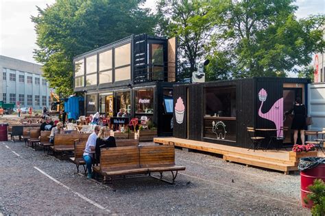 Shipping Container Coffee Shop Design Ideas | U-Move