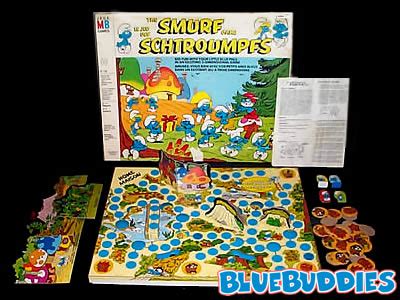 Smurf Board Games The 3-D Smurf Game