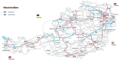 Toll routes Austria with detailed map | vignetteaustria.com