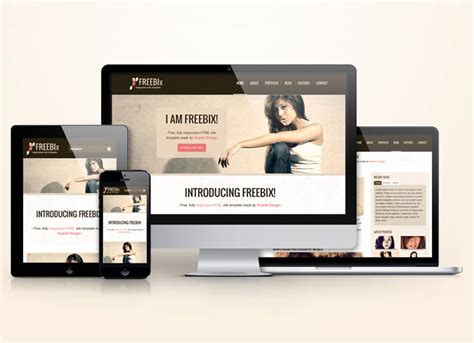 Freebix - Free Responsive HTML Template