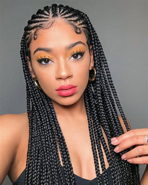 Box Braids 2021-2022 : 27 New Box Braids Hairstyles for Black Women - Page 7 of 8