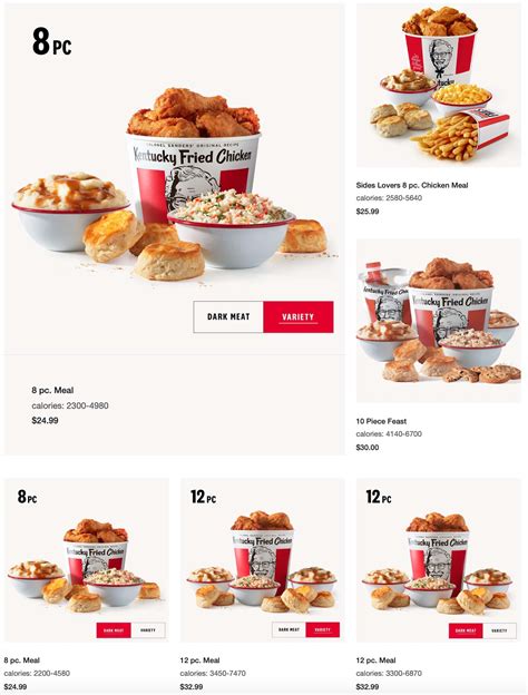 KFC Menu With Prices and Pictures (2024)