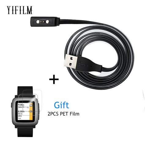 Desktop Smartwatch Charger for Pebble Round Time 3 Charger Replacement Cradle charger Adapter ...