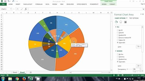 Excel Pie Chart Templates Lovely Howto Multilevel Pie In Excel in 2020 | Pie chart template ...