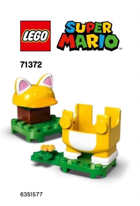 LEGO 71372 Cat Mario Power-Up Pack Instructions, Super Mario - Power-Up Pack