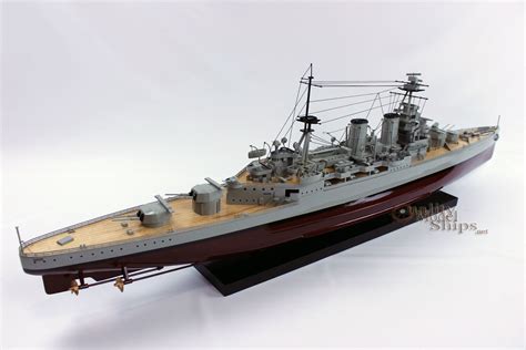 HMS Hood – Handcrafted War Ship Display Model 39" - Quality Model Ships