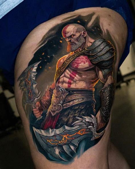 Kratos Tattoos: Unleash the Power of the God of War | Art and Design