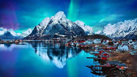 🔥 Download Norway Lofoten Mountains Evening Coast 4k Wallpaper by @myu96 | Norway Wallpapers ...