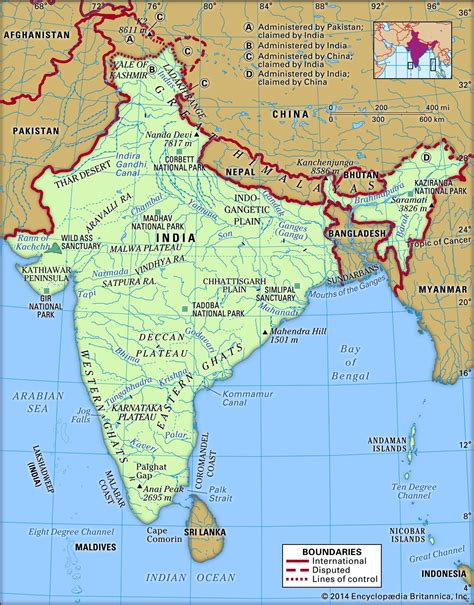 Here Is A Physical Map Of India India Map Political Map Map | Porn Sex ...