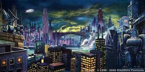 Gotham City Skyline B | Backdrops Fantastic Australia