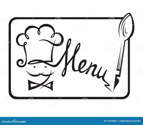 Restaurant menu design stock vector. Illustration of serve - 19376821