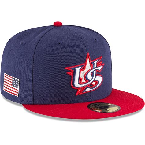 Youth USA Baseball New Era Navy/Red 2017 World Baseball Classic 59FIFTY Fitted Hat