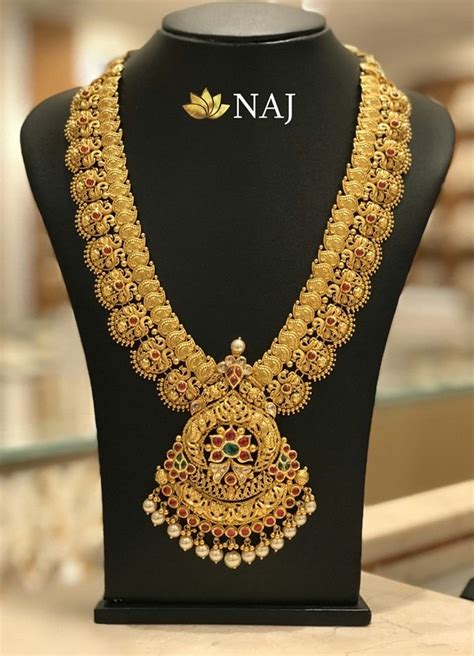 Peacock Mango Haram by Naj - Jewellery Designs