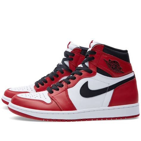 Nike Air Jordan 1 Retro High OG 'Varsity Red' White, Black & Varsity ...