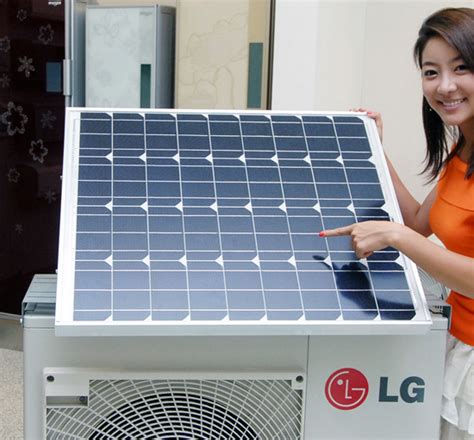 LG electronics: solar hybrid air conditioner