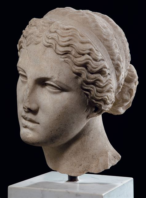 A ROMAN MARBLE HEAD OF APHRODITE | CIRCA 1ST-2ND CENTURY A.D. | 1st Century, Ancient Art ...