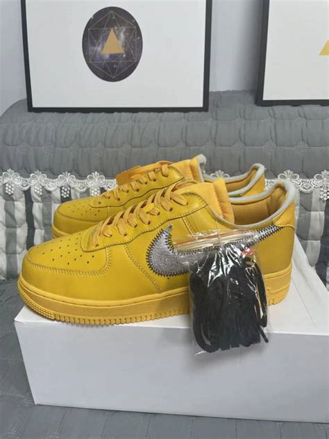 Air Force 1 x Off White Yellow | Kixify Marketplace