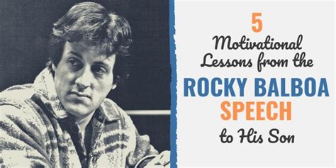 5 Motivational Lessons from the Rocky Balboa Speech to His Son