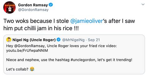 Uncle Roger Loves Gordon Ramsay’s Egg Fried Rice, Chef's Comment Hints At Possible Collab