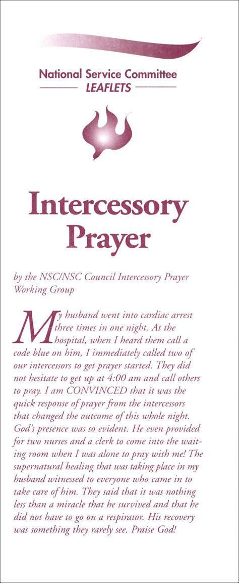 Intercessory Prayer | ComCenter.com - Catholic Religious Education