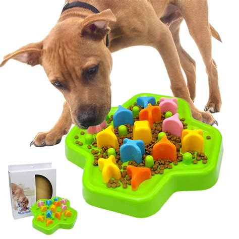 2021 Interactive Dog Toys Pet IQ Treat Food Toy Dog Training Toys Puzzle Educational Anti Choke ...