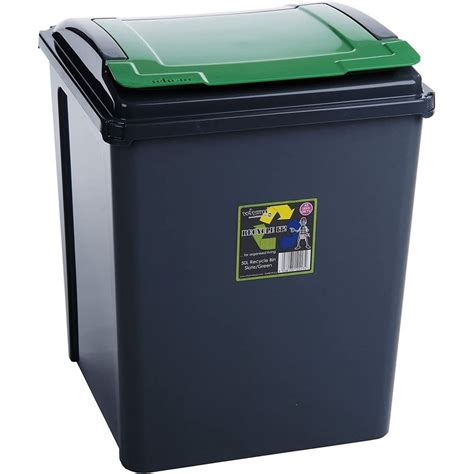 Recycle It Bin & Lid 50 Litre | Zoro UK