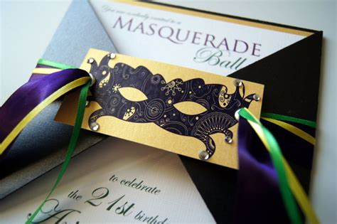 Masquerade Ball Invitations - Party Themes Ideas | Masquerade party invitations, Masquerade ball ...