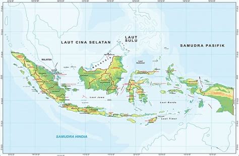 Peta Atlas Indonesia Terbaru Gambar Lengkap dan Nama Provinsinya