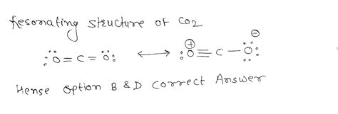 Identify the correct resonance structure of carbon dioxide from the once given below: