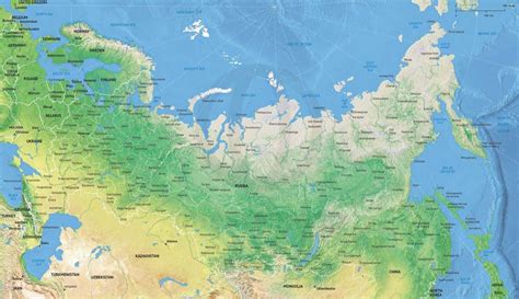 Map Of Russia – Topographic Map of Usa with States