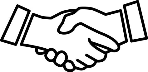 Handshake Clipart Transparent - Apreton De Manos Vector - Png Download - Full Size Clipart ...