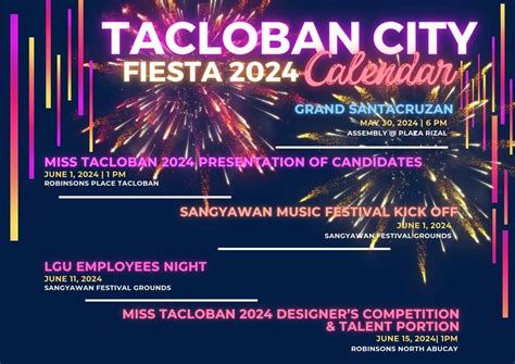 I Love Tacloban - Tacloban City Fiesta 2024 Calendar of...